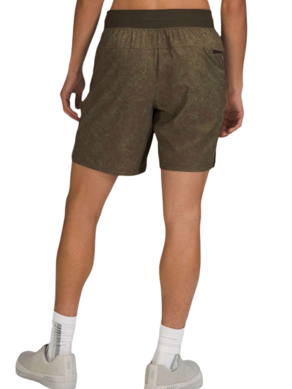 Lululemon Mens T.H.E. Linerless Short 7” Inseam Grave Dust Dark Olive Multi M - Picture 2 of 8